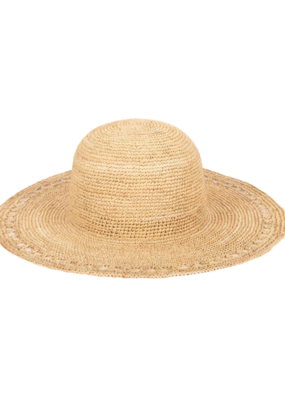San Diego Hats Isla Crochet Round Crown Sun Hat