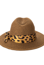 San Diego Hats Fedora Hat with Leo Scarf