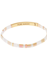 Scout Good Karma Miyuki Bracelet - Pure Magic - Neutral/Gold by Scout