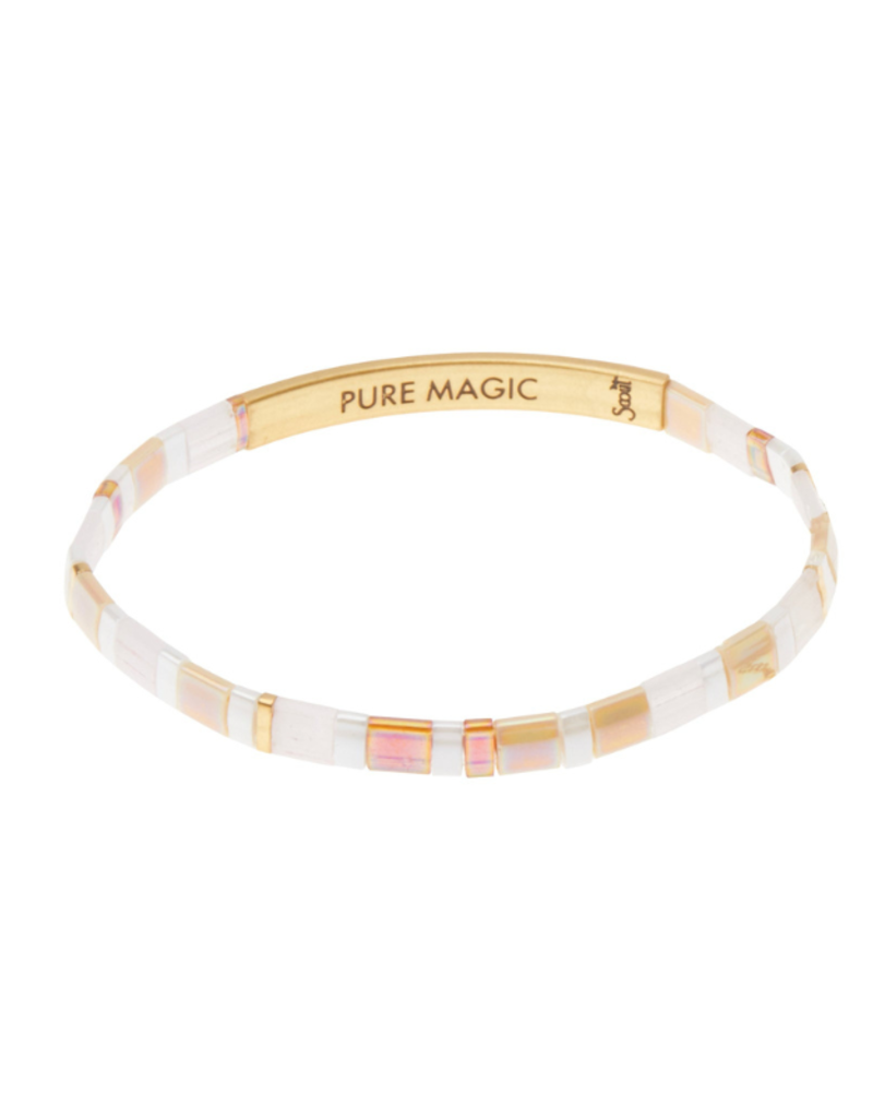 Scout Good Karma Miyuki Bracelet - Pure Magic - Neutral/Gold by Scout