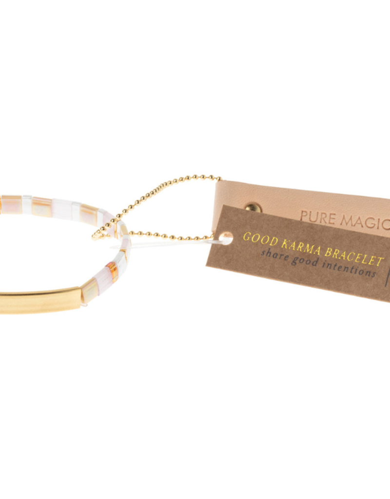 Scout Good Karma Miyuki Bracelet - Pure Magic - Neutral/Gold by Scout