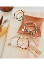 Scout Good Karma Miyuki Bracelet - Just Breathe - Turquoise/Green/Silver by Scout