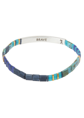 Scout Good Karma Miyuki Bracelet - Brave - Cobalt/Silver by Scout