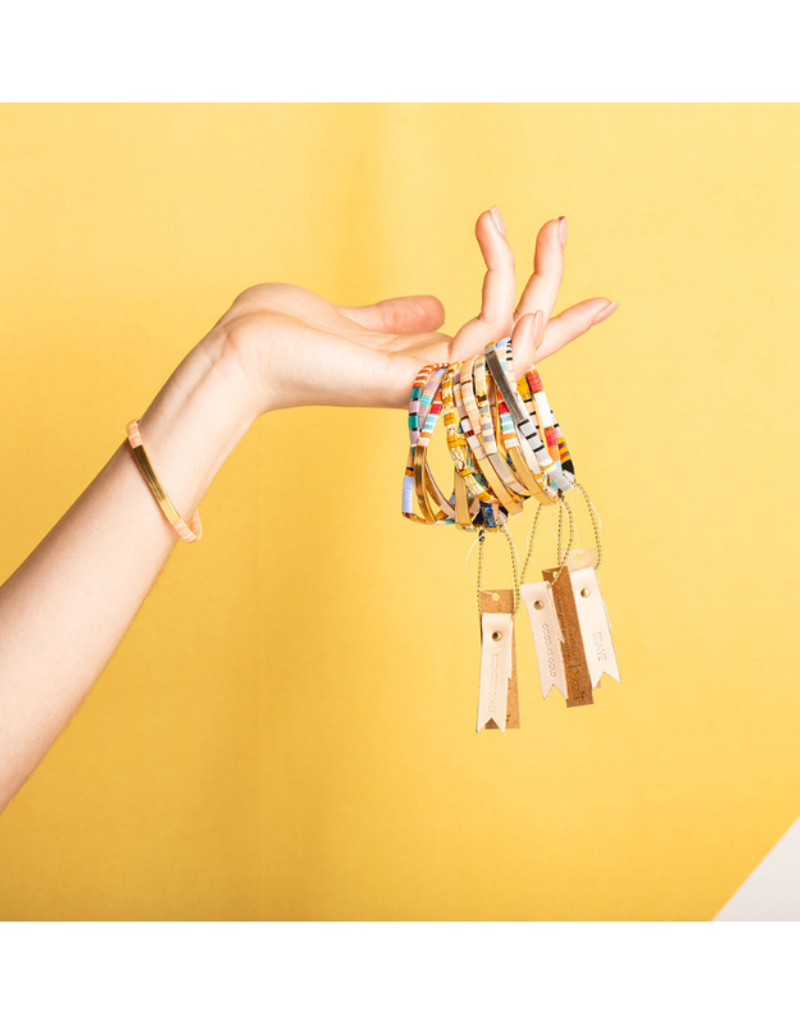 Scout Good Karma Miyuki Bracelet - Brave - Cobalt/Silver by Scout