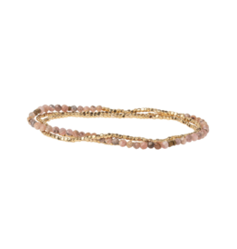 Scout Delicate Stone Wrap Bracelet - Rhodochrosite/Gold by Scout