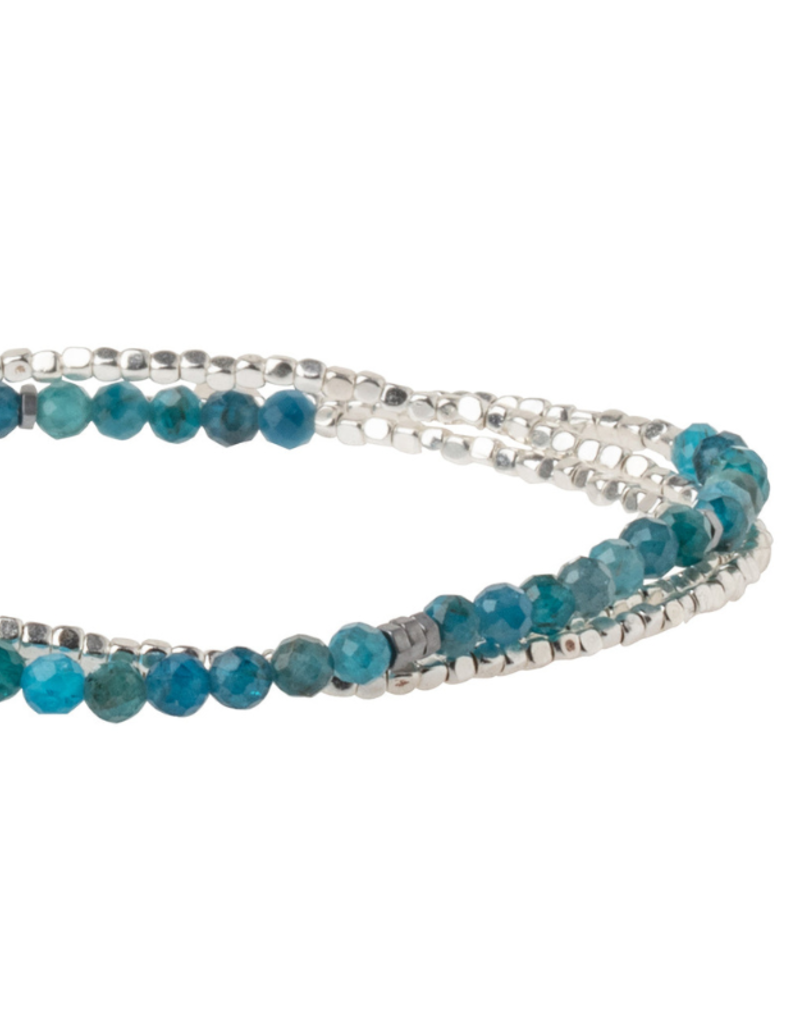 Scout Delicate Stone Wrap Bracelet - Apatite/Silver by Scout