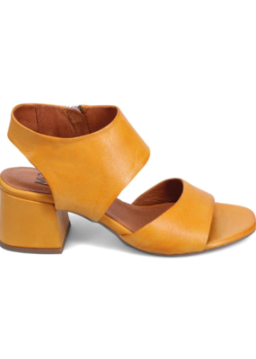 Miz Mooz LAST ONE - SIZE 41 - Bonnette Heeled Sandal in Ochre by Miz Mooz