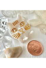 Pika & Bear Trouble Cat Hair Claw in Pearl Pika & Bear
