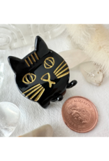 Pika & Bear Trouble Cat Hair Claw in Black by Pika & Bear