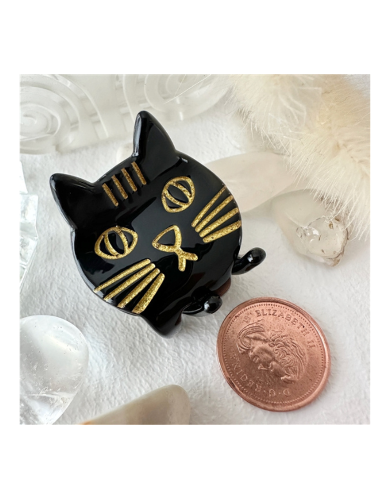 Pika & Bear Trouble Cat Hair Claw in Black by Pika & Bear