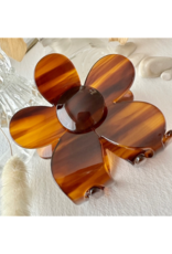 Pika & Bear Flower Power Hair Claw in Chestnut by Pika & Bear