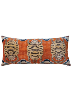 Creative Co-Op Extra Long Tibetan Tiger Pillow