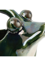 Creative Co-Op Frog Stoneware Pitcher