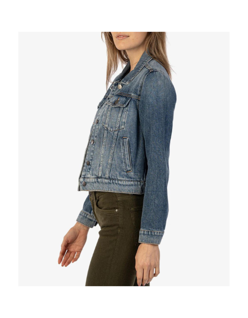 Kut from the Kloth Julia Denim Jacket in Capitalized Wash by Kut from the Kloth
