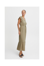 b.young Joella Frill Dress in Aloe by b.young