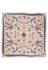 v. Fraas Folklore Story Silk Scarf in Pure Blue by Fraas