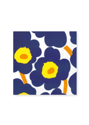 UNIKKO Dark Blue Marimekko Cocktail Napkin