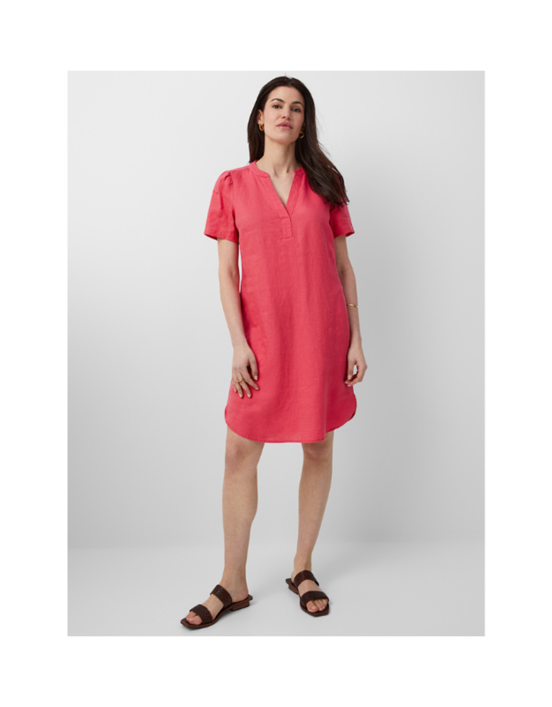 Part Two LAST SIZE 36 S Aminase Linen Dress in Claret Red by Part Two