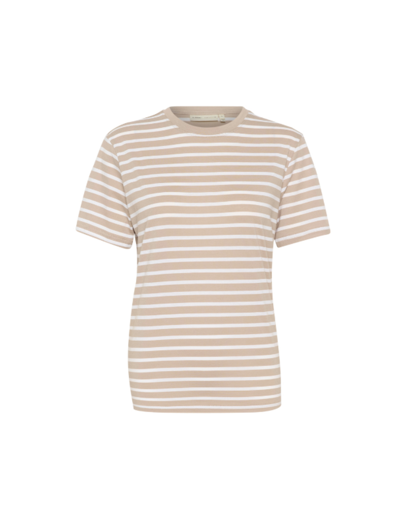 InWear Grith Tee in Clay & White by InWear