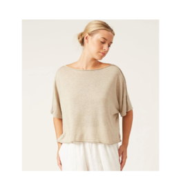 naif Belinda Linen Knit Sweater in Taupe by naïf 