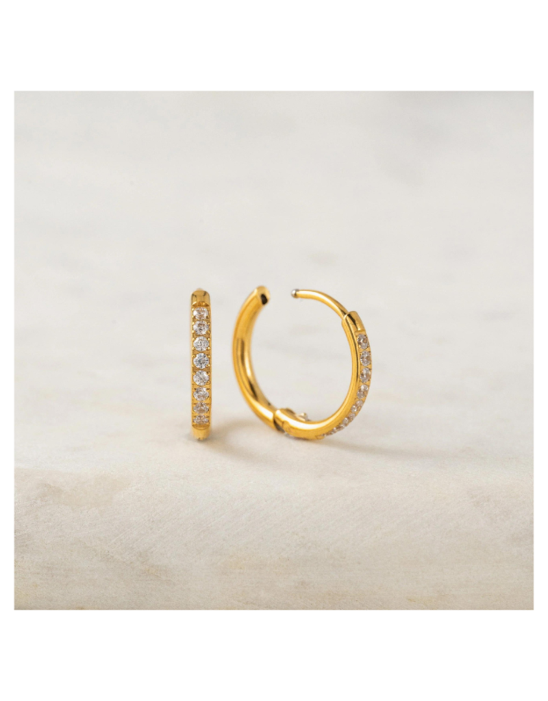 Lover's Tempo Evie 15mm Hoop Waterproof Earrings by Lover's Tempo