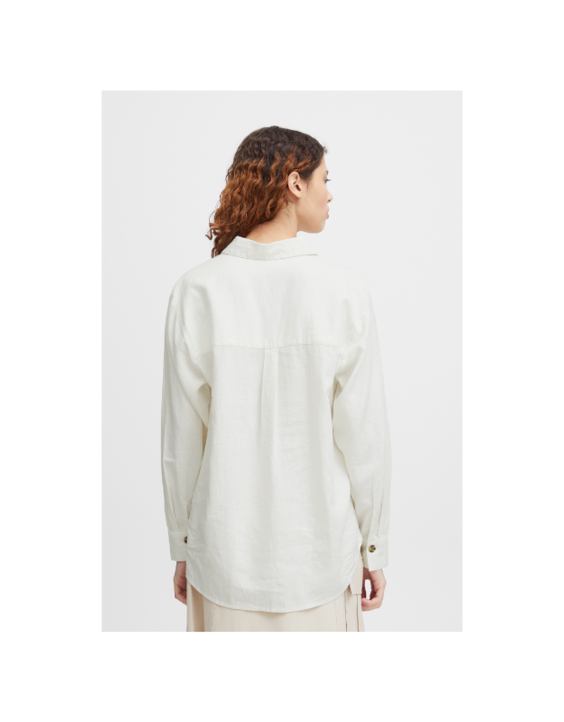 b.young Falakka Long Sleeve in Marshmallow by b.young
