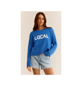 z supply Sienna Local Sweater in Blue Waves by Z Supply