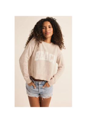 z supply Sunset Beach Sweater in Oatmeal by Z Supply