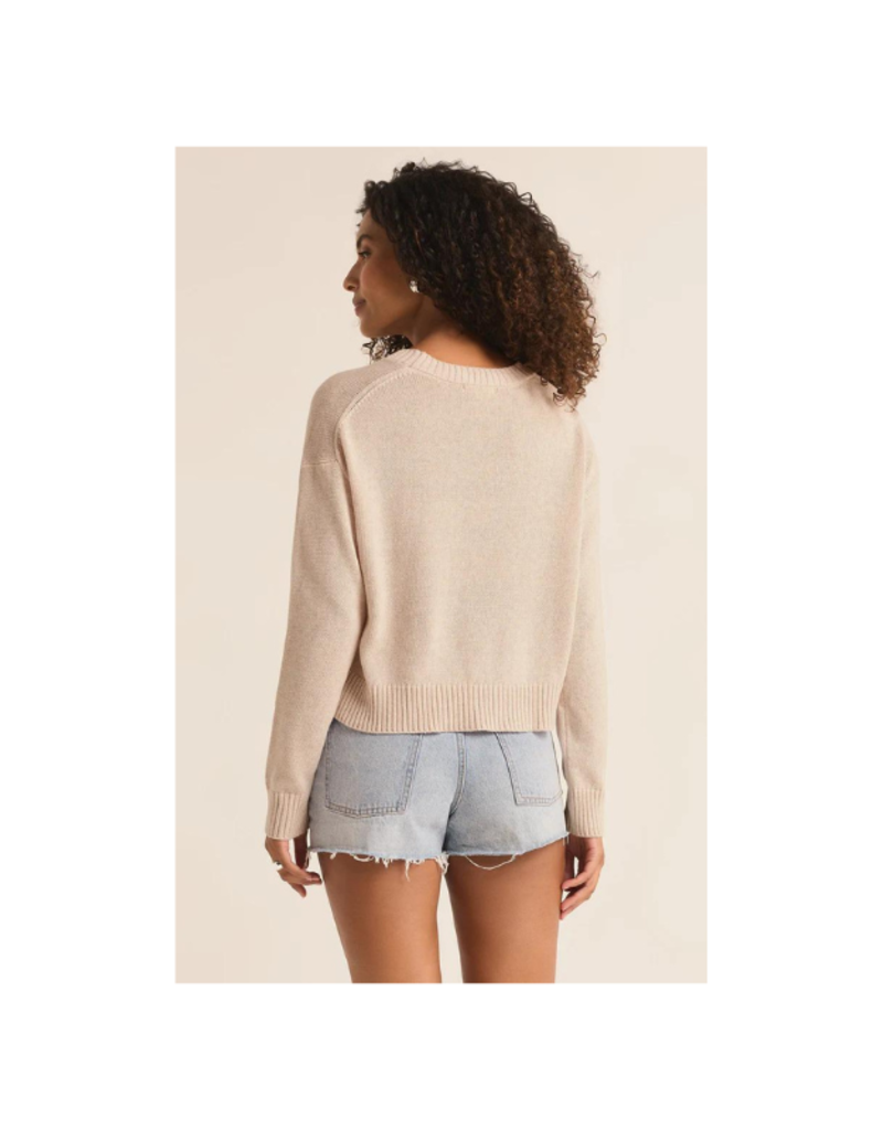z supply Sunset Beach Sweater in Oatmeal by Z Supply