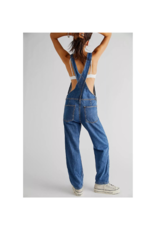 free people Ziggy Denim Overalls in Sapphire Blue by Free People