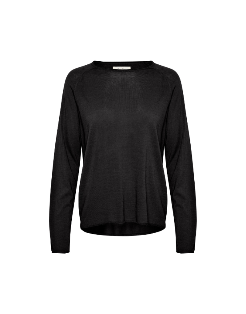 Part Two Jytte Longsleeve Top in Black by Part Two