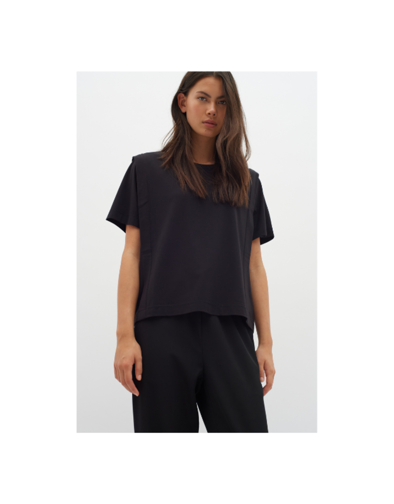 InWear Lucey Crewneck T-Shirt in Black by InWear