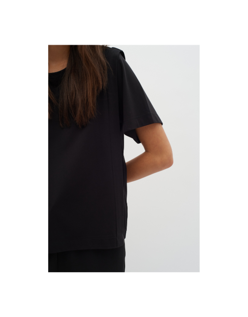 InWear Lucey Crewneck T-Shirt in Black by InWear
