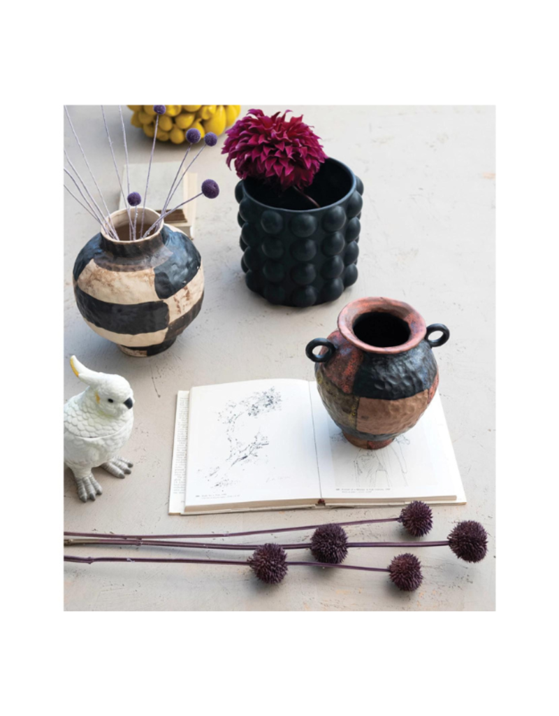 Creative Co-Op Ceramic Cockatoo Jar with Lid