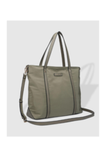 Louenhide Nora Nylon Travel Tote in Khaki by Louenhide