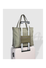 Louenhide Nora Nylon Travel Tote in Khaki by Louenhide