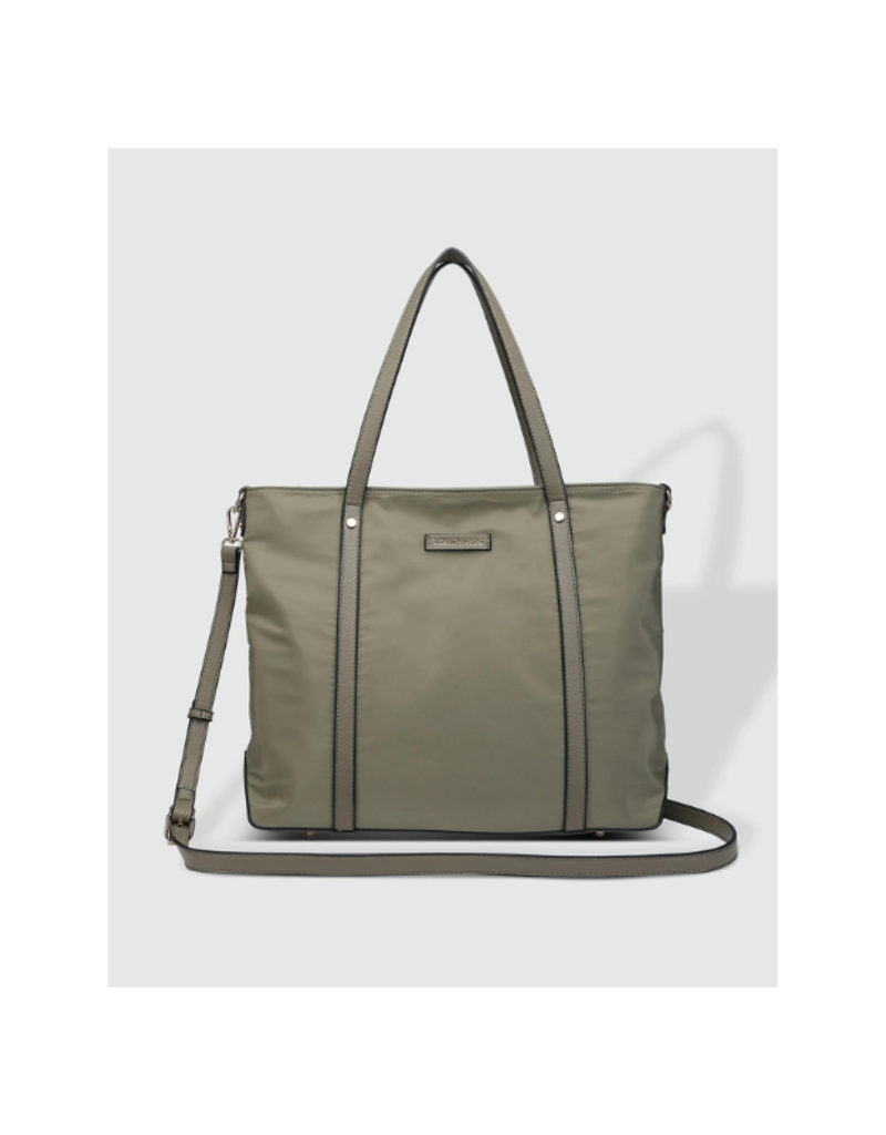 Louenhide Nora Nylon Travel Tote in Khaki by Louenhide