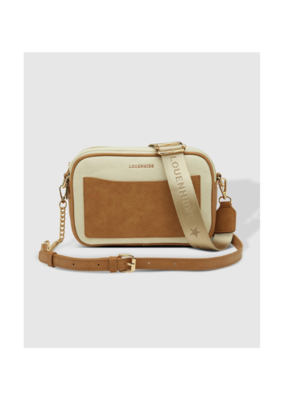 Louenhide Jolene Canvas Crossbody Bag in Camel by Louenhide