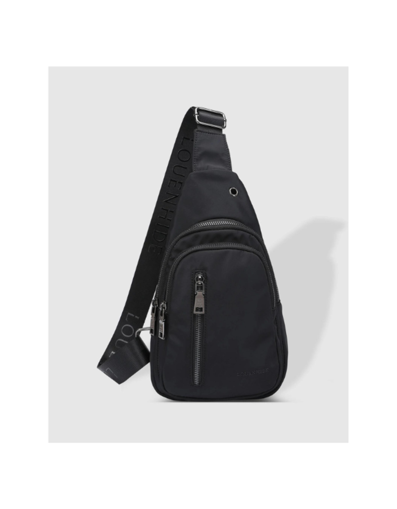 Louenhide Boyd Nylon Sling Bag in Black by Louenhide