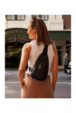 Louenhide Boyd Nylon Sling Bag in Black by Louenhide