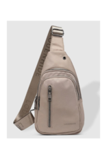 Louenhide Boyd Nylon Sling Bag in Beige by Louenhide