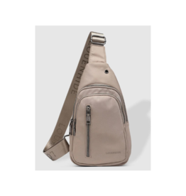 Louenhide Boyd Nylon Sling Bag in Beige by Louenhide
