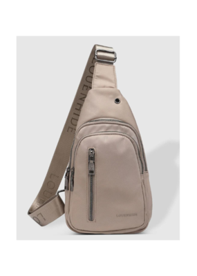 Louenhide Boyd Nylon Sling Bag in Beige by Louenhide