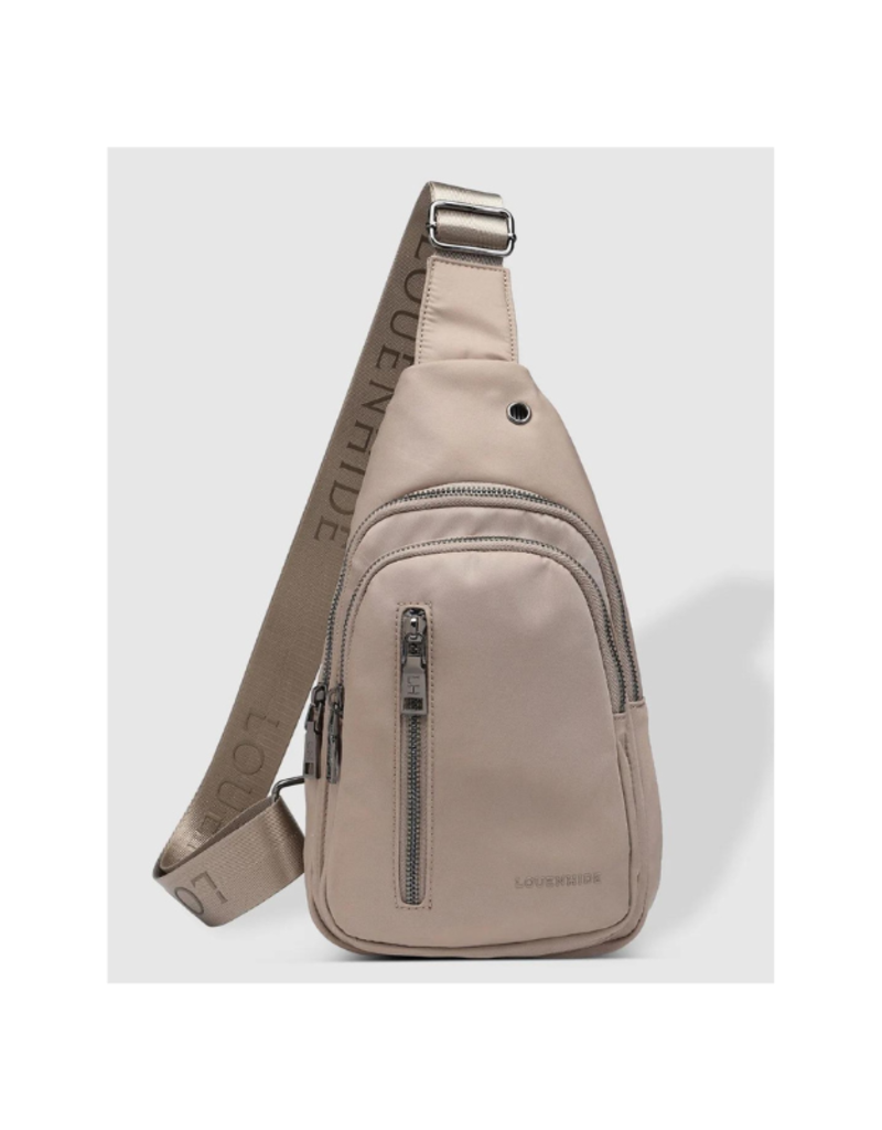 Louenhide Boyd Nylon Sling Bag in Beige by Louenhide