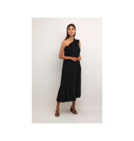 Culture Elina One Shoulder Dress in Black by Culture