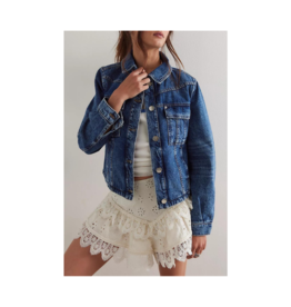 Free People Jade Denim Jacket in High Dive by Free People