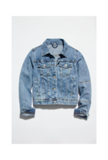 Free People Rumors Denim Jacket in Light Indigo by Free People