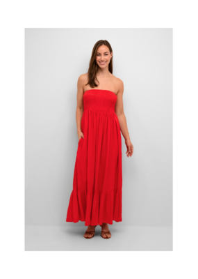 Annelene Dress in Fiery Red by Culture