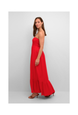 Annelene Dress in Fiery Red by Culture