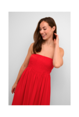 Annelene Dress in Fiery Red by Culture